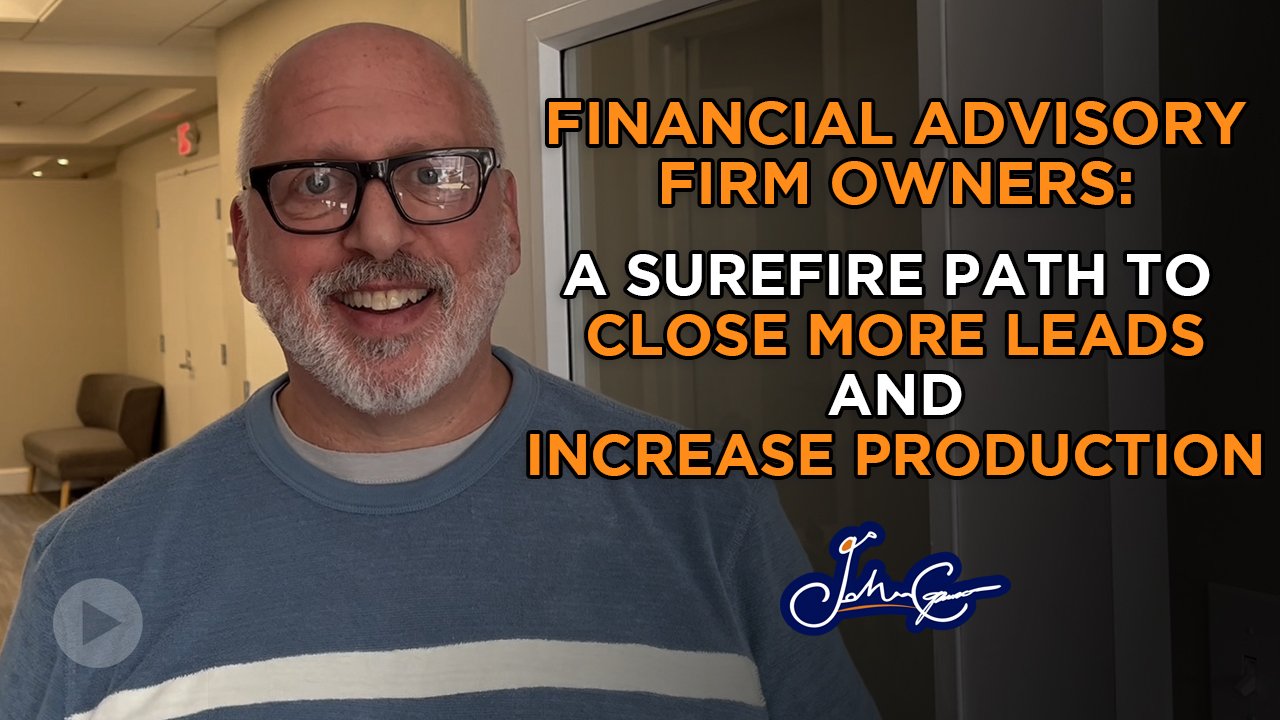 Financial firm owners should call their leads